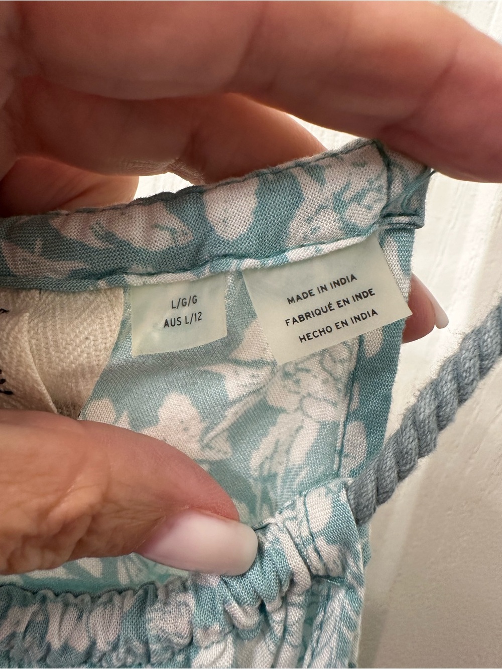 Roxy Blue Floral Slip Dress - Picture 4 of 4